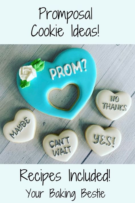 Promposal Cookie Ideas Cookie Promposal Ideas, Cookie Promposal, Asking Someone To Prom, Promposal Ideas, Prom Proposal, Cookie Ideas, Big Deal, Free Recipes, Cookie Decorating