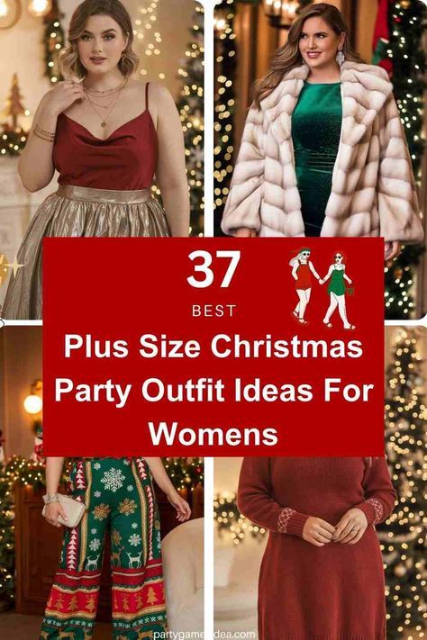 Christmas Plus Size Dress, Bowling Christmas Party Outfit, Plus Sized Christmas Party Outfits, Plus Size Holiday Dress, Fun Christmas Party Outfits Women, Christmas Outfit Plus Size Women, Plus Size Work Party Outfit, Plus Size Christmas Outfit Photos, Plus Sized Christmas Outfits