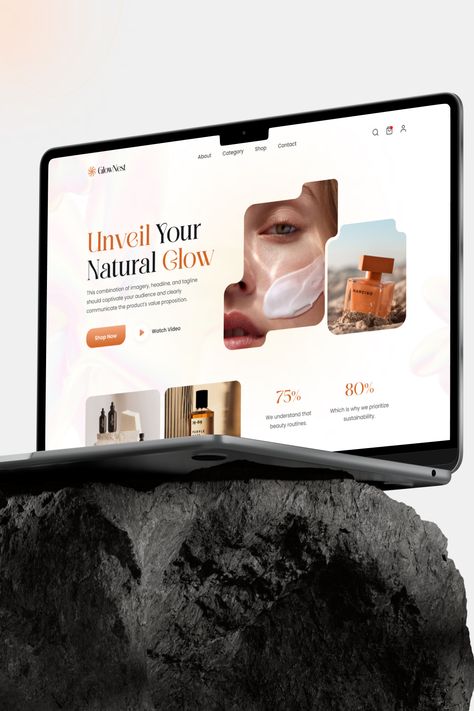 The beauty product website Landing page is here!

Check Dribble for full case study!

Save the pin for your next design. Minimalist Landing Page, Minimalist Landing Page Design, Minimalist Landing Page Design Inspiration, Cosmetic Landing Page, Skin Care Website, Skin Care Landing Page Design, Product Landing Page, Product Website, Minimalist Web Design