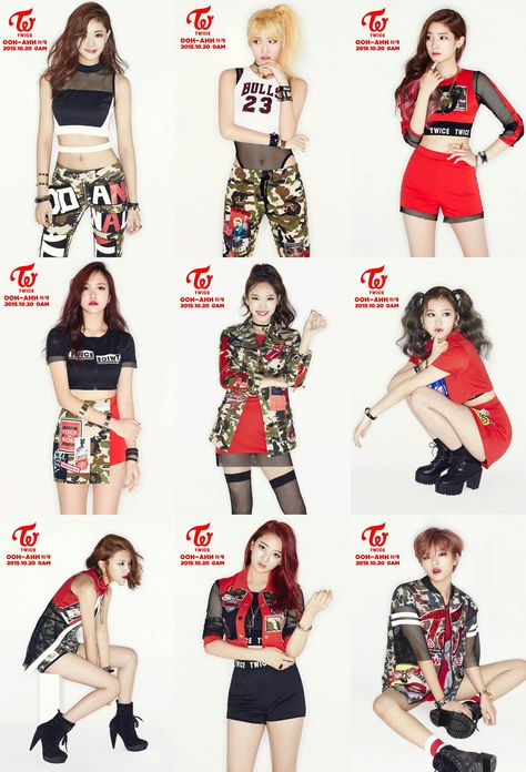 TWICE Ooh Ahh Concept Like Ooh Ahh Twice Outfits, Twice Outfits, Kpop Photoshoot, Twice Photoshoot, Ooh Ahh, Twice Kpop, Chaeyoung Twice, Anime Life, Extended Play