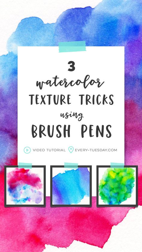 Brush Pen Drawing Ideas For Beginners, Watercolour Brush Pen Art, Watercolor Brush Pen Art Ideas, Using Brush Pens, Watercolour Pens, Watercolour Markers, Paper Rabbit, Water Color Markers, Tombow Brush Pen