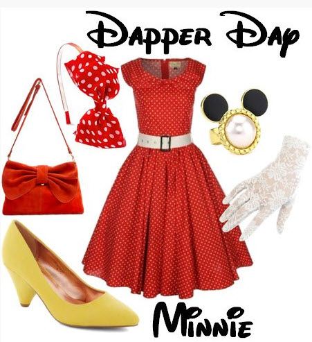 Step Out In Style as Minnie at Disney During Dapper Day Dapper Disney, Dapper Day Disneyland, Dapper Day Outfits, Disney Dapper Day, Disneybound Outfits, Disney Inspiration, Disney Dress Up, Disney Themed Outfits, Disney Dress