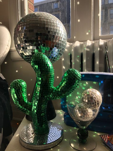 From sofiest designs Disco Cactus, Disco Cowboy, Disco Balls, Eclectic Decor, Cactus, Cowboy, Design