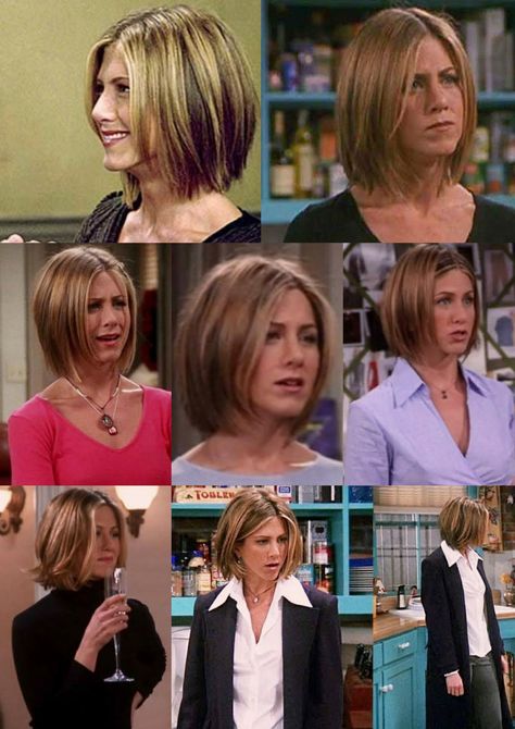 Rachel Friends Hair, Jennifer Aniston Short Hair, Jennifer Aniston Haircut, Rachel Green Hair, Rachel Haircut, Rachel Hair, Grey Blonde Hair, Jennifer Aniston Hair, Jenifer Aniston