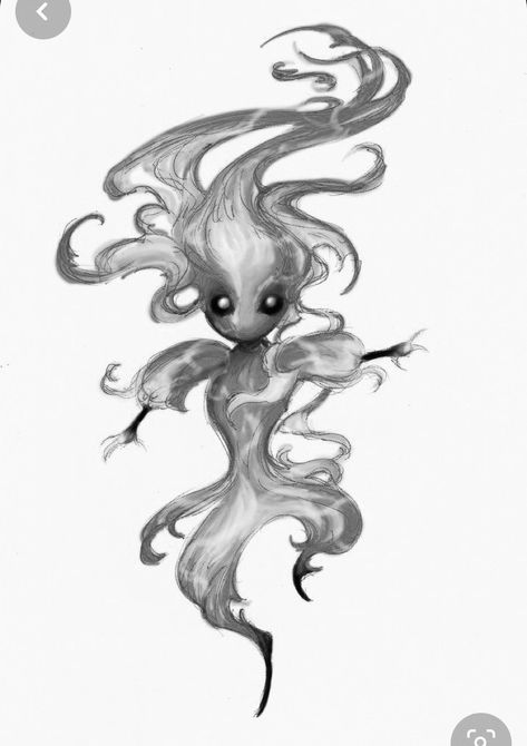 Will O Wisp Character Design, Shadow Monster Concept Art, Wisp Character Design, Beast Drawing Monsters, Shadow Monster Drawing, Shadow Monster Art, Fog Monster, Wind Monster, Ghost Creature