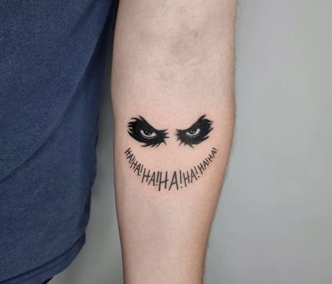 Small Joker Tattoo, Side Tattoos For Men, Mens Side Tattoos, Tattoos On Wrist, Meaningful Word Tattoos, Joker Tattoo Design, Cute Tattoos On Wrist, Jeremiah Valeska, Chakra Tattoo