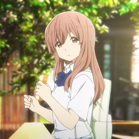 Shouko Nishimiya, An Anime, Pink Hair, Hair, Anime, Pink