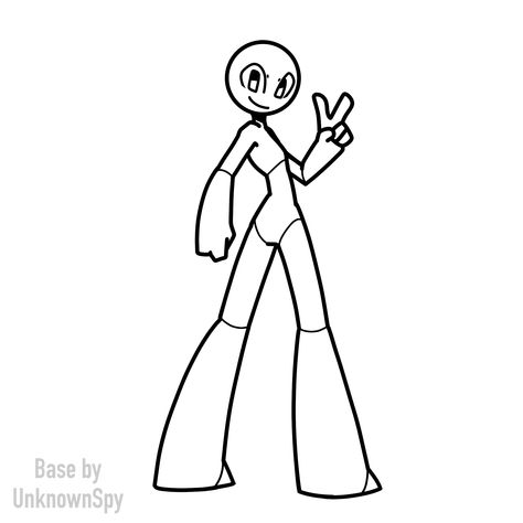 F2u Drawing Base, Unknown Spy Body Base, Unkown Spy Base, Base Template Drawing, Unknownspy Base, Blank Character Base, Go For It Base, F2u Base Human, Character Template Drawing