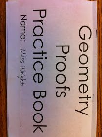 Teaching is Forever: The Proof is in the Pudding...or the Proof Practice Book! Geometry Interactive Notebook, Analytic Geometry, Geometry Proofs, Geometry Projects, High School Math Classroom, Geometry Lessons, Teaching Geometry, Geometry High School, Geometry Activities