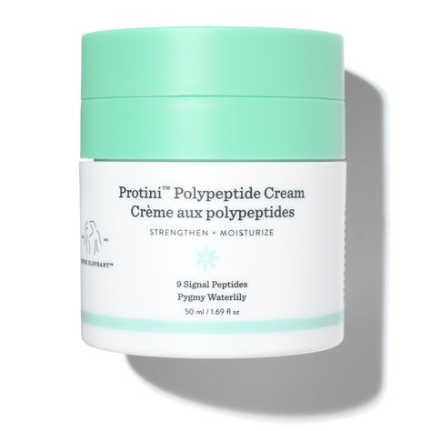 The Drunk Elephant Protini Polypeptide Cream is a fast-acting moisturiser that contains a plant extract blend to fortify and improve skin's tone, texture and firmness. Polypeptide Cream, Mac Velvet Teddy, Drunk Elephant Skincare, Dream Items, Dream List, Velvet Teddy, Space Nk, Pretty Skin Care, Improve Skin Tone