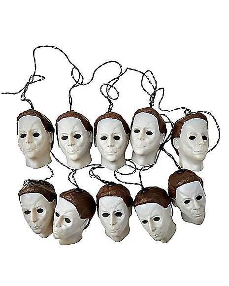 Michael Myers String Lights - Halloween H20 - Spirithalloween.com Halloween H20, Horror Room, Halloween String Lights, Halloween Film, Kei Visual, Horror Decor, Michael Myers Halloween, Halloween Lights, Outdoor Halloween