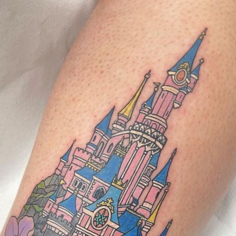 Disney Castle Tattoo, Castle Tattoo, Tattoo Outline, Disney Castle, Beautiful Castles, Halsey, Thank You So Much, Tattoo Ideas, Most Beautiful