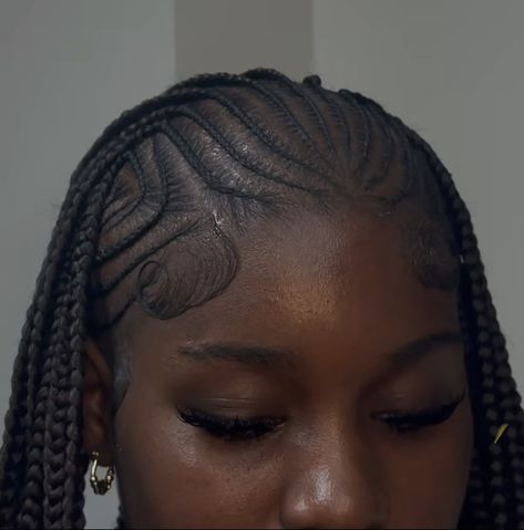 Flip Over Fulani Braids Bob, Fulani Patterns, Straight Fulani Braids, Fulani Bob Braids, Short Fulani Braids With Curls, Alicia Keys Fulani Braids, Fulani Braids Short, Small Fulani Braids, Straight Braids