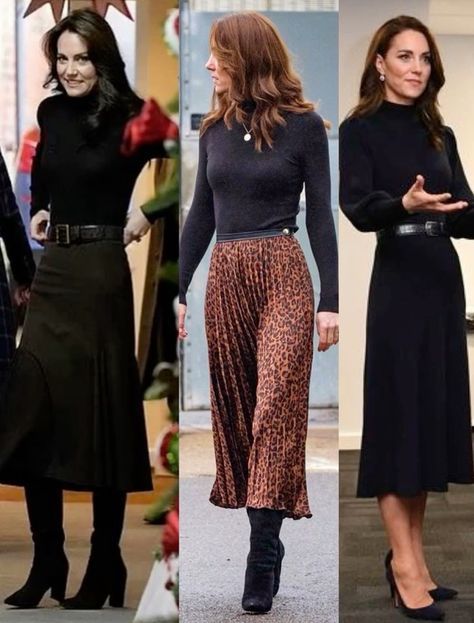 Kate Middleton Outfits Winter, Princess Catherine Style, Replikate Outfits, Business Formal Outfit, Classy Work Attire, Kate Middleton Style Outfits, Leather A Line Skirt, Looks Kate Middleton, Kate Middleton Outfits