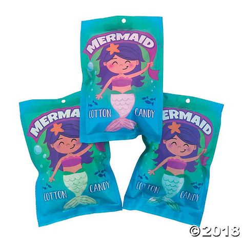 Mermaid Cotton Candy, Mermaid Bag, Mermaid Toys, Cotton Candy Flavoring, Mermaid Party Favors, Birthday Party Treats, Birthday Goodie Bags, Mermaid Theme Party, Pirate Birthday Party