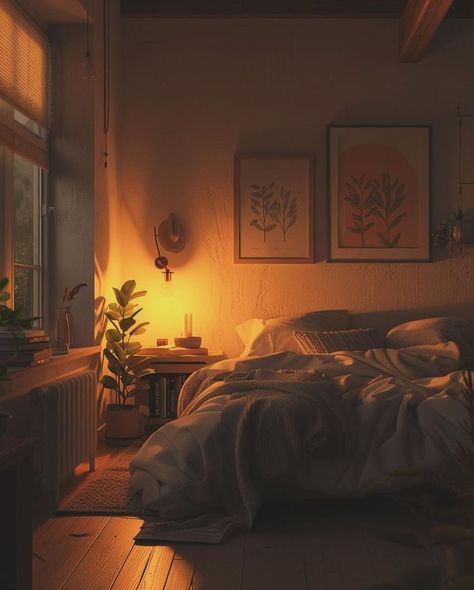 Cosy Lighting Bedroom, Room With Ambient Lighting, Dim Lit Room Aesthetic, Bedroom Ambient Lighting Ideas, Apartment Ambient Lighting, Ambient Lighting Bedroom Aesthetic Cozy, Cozy Ambient Lighting Bedroom, Cozy Bedroom Aesthetic Night, Ambient Lighting Bedroom Ideas