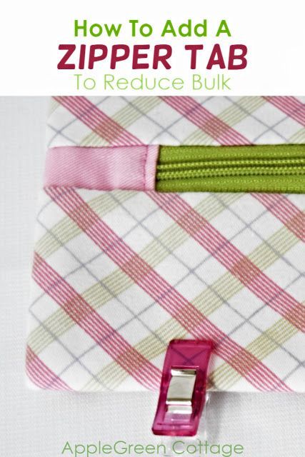 How to sew a zipper tab to reduce bulk on the side seams of any zipper pouch you make from now on. It's an easy how-to for beginners that will make your sewing better, easier, and your zipper pouches look so cute! Check it out! #zipper #sewingtips Sew Zipper, Beginner Sewing Projects Easy, Leftover Fabric, Fabric Baskets, Bags Tutorial, Sewing Projects For Beginners, Sewing Skills, Love Sewing, Sewing Tips