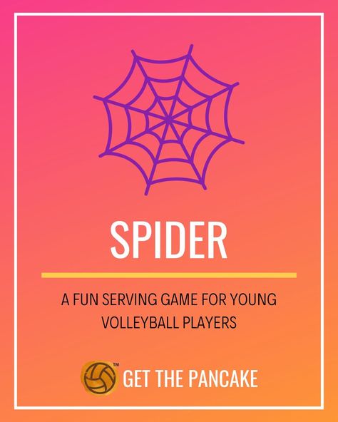 Spider: A Fun Serving Game For Young Volleyball Players Volleyball Games For Beginners, Fun Beginner Volleyball Games, Volleyball Camp Games, Volleyball Team Pics Picture Ideas, Team Building Activities For Volleyball Players, 2nd Grade Volleyball Drills, Volleyball Camp Ideas, Coaching 3rd Grade Volleyball, Volleyball Serving Games