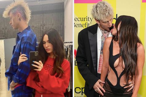 Megan Fox And Machine Gun Kelly Are Rewriting The Rules On Couples' Fashion, And These 19 Pictures Prove It Megan Denise Fox, Brian Austin Green, Megan Fox, Prove It, The Rules, Rolling Stones, American Actress, Buzzfeed, A Man