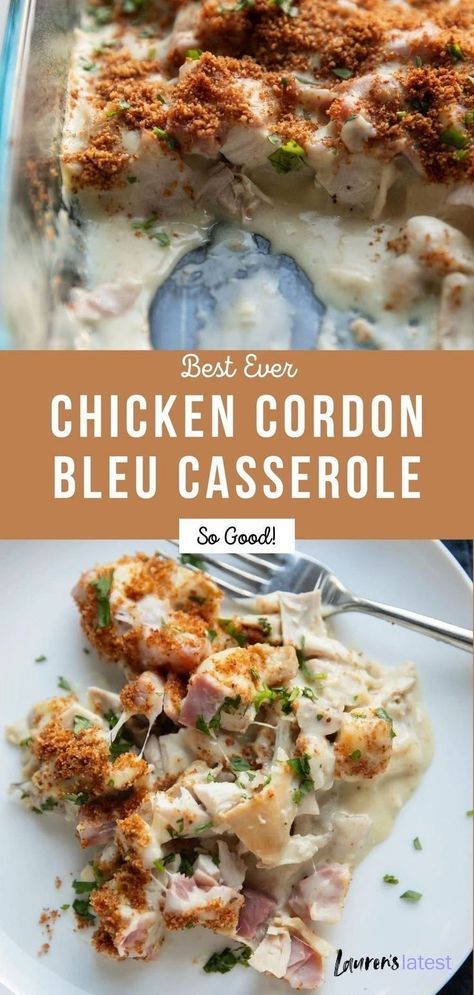 I’ve deconstructed the classic French Cordon bleu into a casserole thats so tasty, comforting and sure to be a real crowd pleaser! Easy Chicken Cordon Bleu Casserole, Chicken Cordon Bleu Casserole Recipe, Best Chicken Dinner Recipes, Best Chicken Dinner, Easy Chicken Cordon Bleu, Best Ever Chicken, Cordon Bleu Casserole, Cordon Blue, Chicken Cordon Bleu Casserole