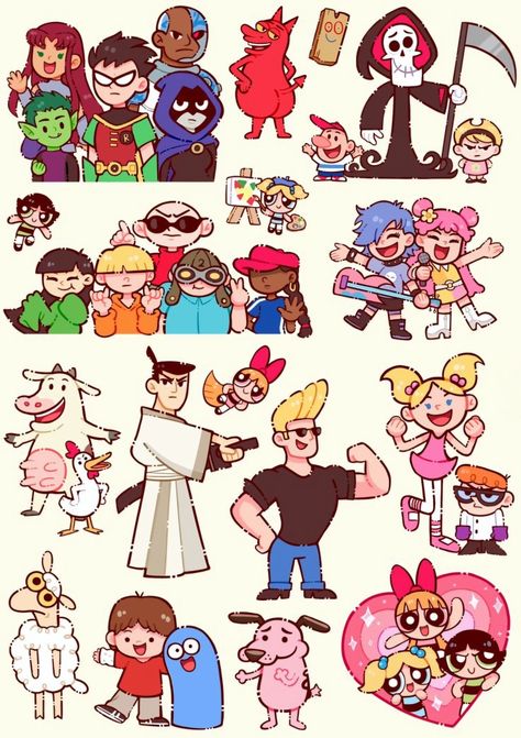 Cartoon Network Fanart, Cartoon Network Art, Cartoon Network Characters, Old Cartoon Network, Cartoon Network Shows, Cartoon Crossovers, Old Cartoons, Cartoon Pics, Kids Shows