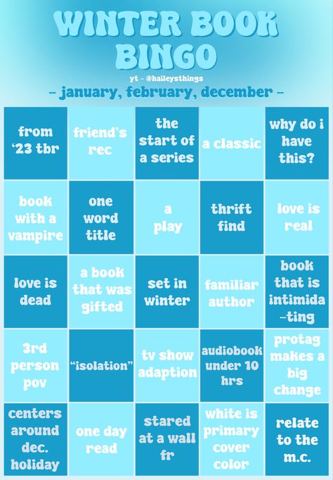 Bingo Chart, Winter Bingo, Book Bingo, John Grisham Books, Bingo Books, Reading Bingo, Reading Template, Reading Chart, Winter Reading