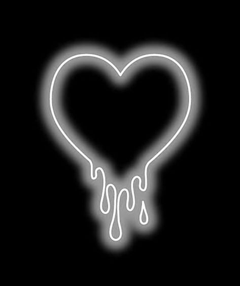 Neon white drip heart icon Fancy Icons Aesthetic, Neon White Aesthetic, Black Neon Aesthetic, Heart Logo Icon, Neon App Icons, Wattpad App, Amazing Backgrounds, Neon Hearts, Phone Customization