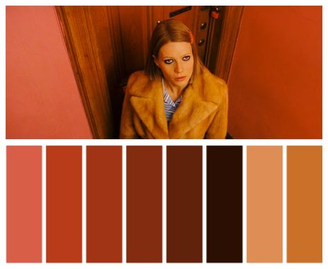 The Royal Tenenbaums Wes Anderson Wes Anderson Color Palette, Color In Film, Movie Color Palette, Royal Tenenbaums, Cinema Colours, The Royal Tenenbaums, Wes Anderson, Color Palette Design, Color Spectrum