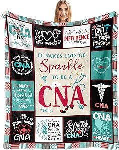 Cna Appreciation Gifts, Cna Appreciation, Cna Week, Cna Nurse, Certified Nursing Assistant, Gift For Coworker, Assistant Gifts, Gift Blanket, Nursing Assistant