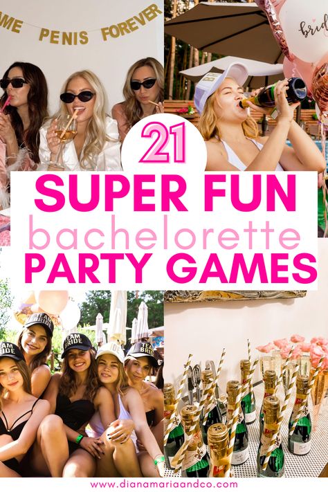 These bachelorette party games are all so fun and simple to play. I love how budget-friendly they are! Game Themed Bachelorette Party, Couples Bachelor Bachelorette Party Games, Bachelorette Party Games At Home, Budget Friendly Bachelorette Party, Lesbian Bachelorette Party Ideas Games, Best Bachelorette Party Games, Outdoor Bachelorette Party Games, Bacherolette Games, Bachellorete Ideas Games