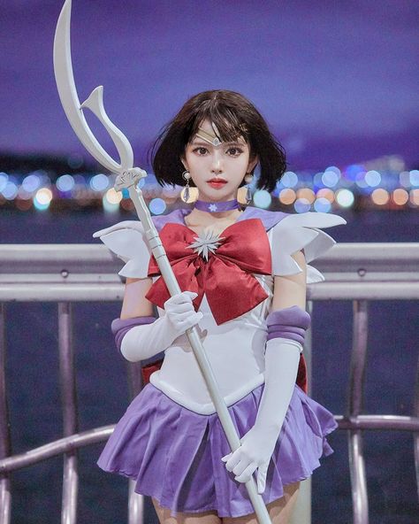 ‪Sailor moon - Saturn‬ ‪Photo by. @janwoo.pic  #sailormoonsaturn #sailormoon #saturn #cosplay Saturn Photo, Saturn Cosplay, Sailor Saturn Cosplay, Sailor Moon Costume, Moon Costume, Moon Cosplay, Sailor Moon Cosplay, Sailor Saturn, Haim