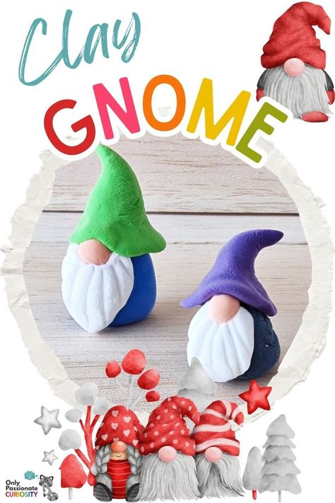 Here’s a fun craft for you and your kids to enjoy together! This clay gnome how-to is such an easy craft that you can end up making a whole village of these cute clay gnomes if you want to. Clay Gnomes Diy, Clay Gnomes Diy How To Make, Clay Gnomes, Gnome Diy, Time Planner, Three Dimensional Shapes, Pocket Calendar, Gnomes Diy, Clay Crafts Air Dry