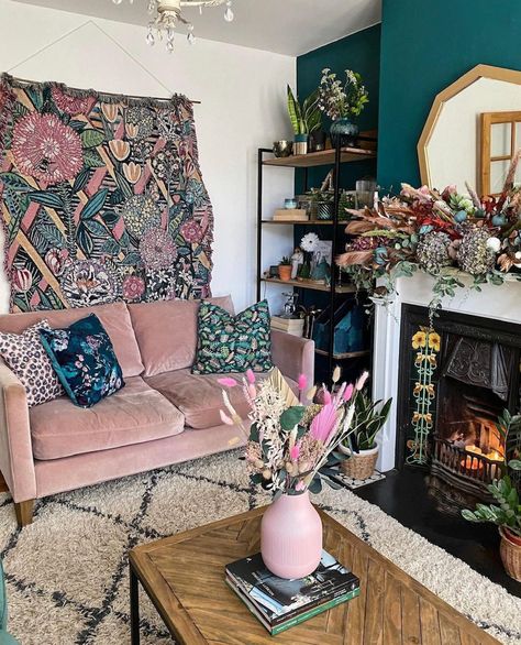 Our Living Room Transformation - House Tour 2021 - Melanie Jade Design Interior Boho, Cosy Living, Cosy Living Room, Style Deco, Living Room Inspo, A Living Room, Eclectic Home, Dream House Decor, Front Room