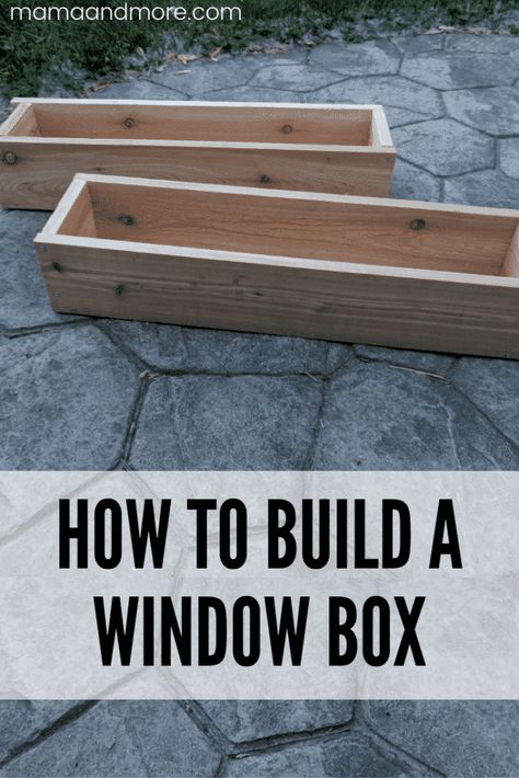 Diy Window Box Planter, Build A Window, Wooden Window Boxes, Cedar Window Boxes, Wooden Flower Boxes, Window Boxes Diy, Window Planter, Box Window, Window Box Flowers