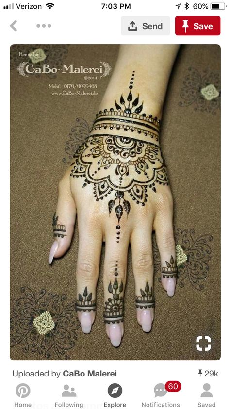 Henna Ink, Henne Tattoo, Cute Henna, Tato Henna, Henna Tattoo Hand, Henna Tattoo Designs Hand, Henna Body Art, Tattoo Henna, Beautiful Henna Designs