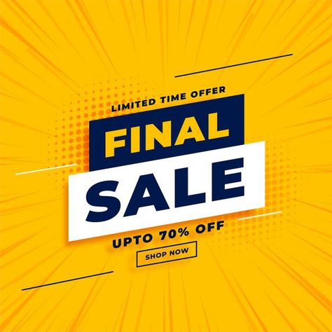 Final sale yellow with offer details Fre... | Free Vector #Freepik #freevector #background #business #sale #abstract Sale Background Design, Promo Background, Offer Background, Sale Background, Poster Yellow, Black Friday Sale Banner, Desain Editorial, Tech Background, Promotional Banners