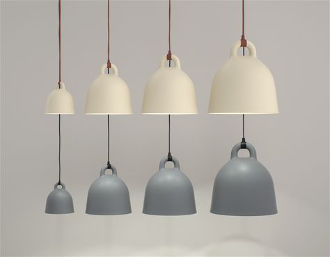 Bell Lamp / Normann Copenhagen on Behance Normann Copenhagen Bell Lamp, Norman Copenhagen, Bell Lamp, Lamp Kitchen, Bell Pendant, Normann Copenhagen, Kitchen Lighting, Copenhagen, Kitchens