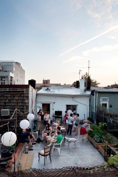 Rooftop Party, Rooftop Garden, Garden Parties, Pretty Photos, Roof Garden, Rooftop Terrace, Belly Fat, Outdoor Spaces, Diner