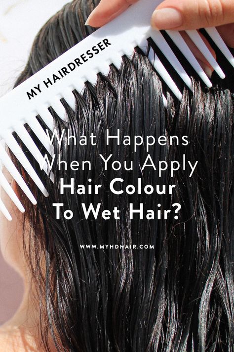 What Happens When You Apply Your Product To Wet Hair? Brown Hair Tips, Age Beautiful Hair Color, Removing Permanent Hair Color, Hair Dye Techniques, How To Dye Hair At Home, Dark Blonde Hair Color, Hair 101, Hair Color Chocolate, Colour Remover