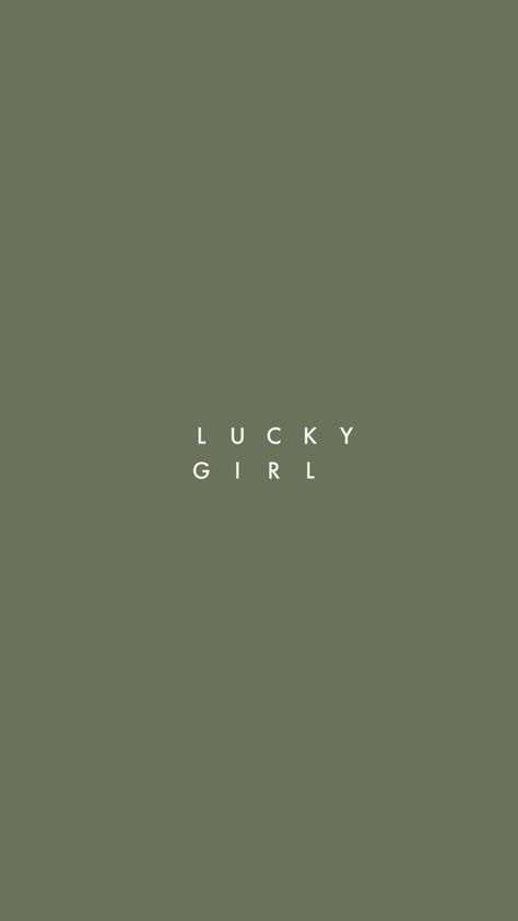 Posh Wallpaper Iphone, Lucky Girl Tattoo, Lucky Iphone Wallpaper, Lucky Girl Wallpaper, Alhamdulillah For Everything, Lucky Wallpaper, Luxury Quotes, Slogan Quote, Positive Wallpapers