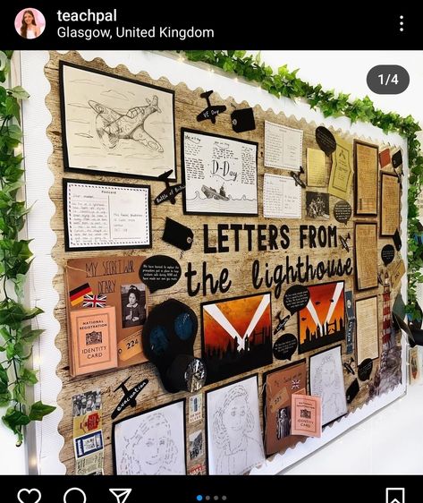 Teaching Class, Reading Wall, Primary Teaching, Primary Education, Becoming A Teacher, Class Decoration, History Projects, School Inspiration, The Lighthouse