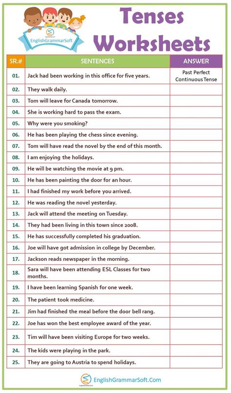 Tenses Worksheet (Mixed Tenses Exercise) English Tenses Exercises, Tenses Worksheet, Simple Present Tense Worksheets, Tenses Exercises, Free Printable Alphabet Worksheets, All Tenses, Tenses English, English Grammar Exercises, Meaningful Sentences