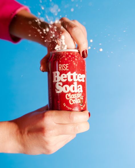 Drink Brand Photography, Soda Can Photoshoot, Soda Product Photography, Drink Ads Creative Advertising, Energy Drink Photography, Soda Aesthetics, Soda Photoshoot, Drinks Photoshoot, Soda Photography