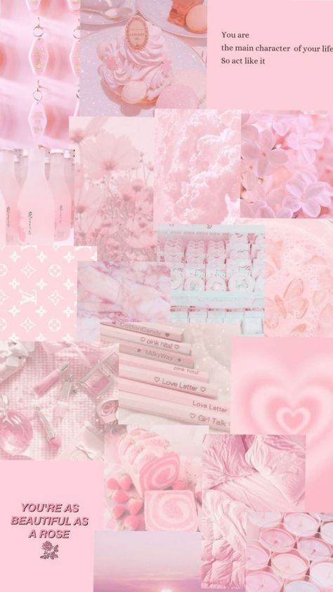 Everything Pink Wallpaper, Pink Iphone Background, Pink Winter Aesthetic Wallpaper, Pink Collage Aesthetic, Cute Asthetic Picture Wallpaper, Pink Colour Aesthetic Wallpaper, Soft Pink Aesthetic Wallpaper Iphone, Pink Wallpaper Collage, Pink Aesthetic Collage