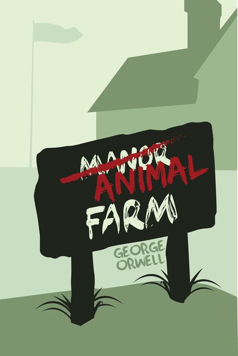 4. Alternative design progress. Author name moved, resized, and colour changed. Flag pole and flag changed colour and shape. Napoleon Animal Farm, Animal Farm Orwell, Animal Farm Book, Farm Map, Farm Tattoo, Animal Farm George Orwell, All Animals Are Equal, 1984 Book, Map Drawing