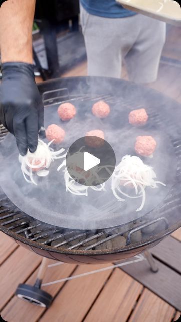 Maciej Zurawski on Instagram: "Who else loves smash burgers? Made some Oklahoma onion smash burgers using the new @madein Round Carbon Steel griddle. I got one to try out and it worked perfectly.
 
If you have a round grill, like a kettle or a Big Green Egg, and don’t want to purchase a standalone griddle, this might be perfect for you. Heats up super fast, is easy to clean and easy to store.
 
For the burgers I weighted out 3oz portions, topped them with plenty of thinly shaved onions, smashed them down and seasoned with my AP rub. Give them a flip after 2 minutes or so, top with cheese and assemble. Easy and delicious!

#grillinwithdad #grill #burgers #griddle #bbq #smashburgers #tasty #recipe #easyrecipe #foodie #delicious #eeeeats" Burgers On Griddle, Smash Burgers On Griddle, Grill Burgers, Smash Burgers, Smash Burger, Tasty Recipe, Big Green Egg, Green Eggs, Egg Shape