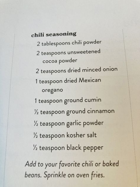 Diy Chili Seasoning, Diy Condiments, Diy Seasonings, Chili Seasoning Recipe, Cultural Recipes, Homemade Chili Seasoning, Joanna Gaines Recipes, Spice Rubs, Homemade Dry Mixes