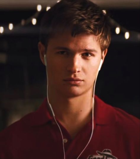 Baby Driver Pfp, Hear Me Out Real People, Ansel Elgort Aesthetic, Ansel Elgort Baby Driver, Angel Elgort, Ansel Elgort, Baby Driver, Movie Shots, Good Luck Quotes