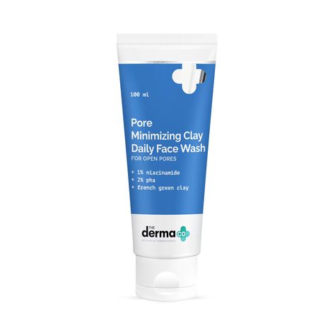 Product Description Description Ingredients How To Use A French clay-based Face Wash that doesn't leave your skin dry? Yes, you read that right. Here's The Derma Co's Pore Minimizing Clay Daily Face Wash that deeply cleanses your pores, removes surface dirt and dead skin cells effortlessly while retaining your skin's essential moisture. Power-packed with 1% niacinamide, 2% PHA, French green clay this awesome face wash shrinks the appearance of pores, giving you smoother skin and a glowing complexion. Say yes to the Pore Minimizing Clay Daily Face Wash and no to open pores. The best part? It's fragrance-free! Dermatologically tested, the Pore Minimizing Clay Daily Face Wash is safe for all skin types including sensitive skin. The Derma Co, Dilated Pores, Daily Face Wash, Open Pores, Best Face Wash, French Green Clay, Skin Care Cleanser, Green Clay, Skin Essentials