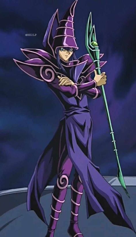 Dark Magician Yugioh, Yugioh Tattoo, Magician Art, Yugi And Yami, Dark Magician Girl, Digimon Wallpaper, Anime Tv Series, Dark Wizard, Yugioh Yami